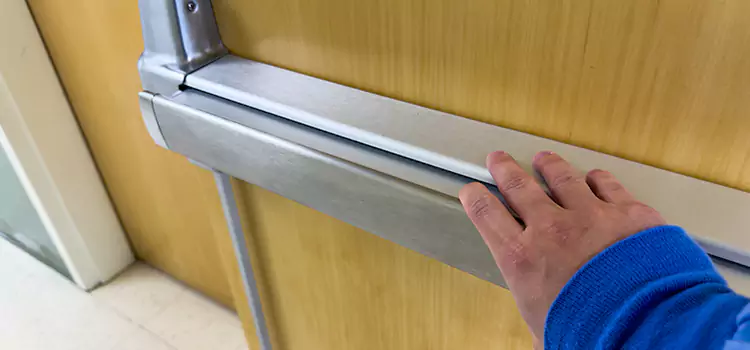 Installing a Push Bar on a Door Cottonwood Heights